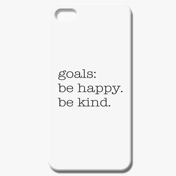 Be Happy Be Kind, Funny Cute Mom iPhone 5/5S Case - Customon