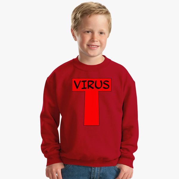 volleyball Misunderstand Observation Gorillaz T VIRUS Shirt Kids Sweatshirt - Customon