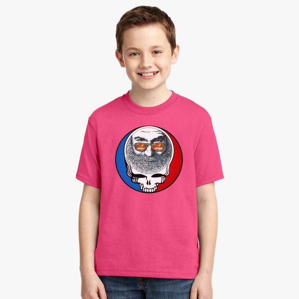 Steal Your Face Owl Heather Soft Adult T-Shirt Grateful Dead