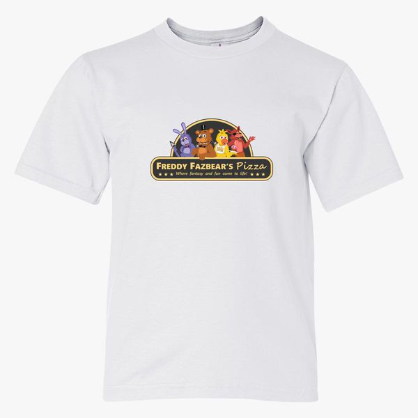 Freddy Fazbear S Pizza Logo 1993 Youth T Shirt Customon - freddy fazbear roblox shirt