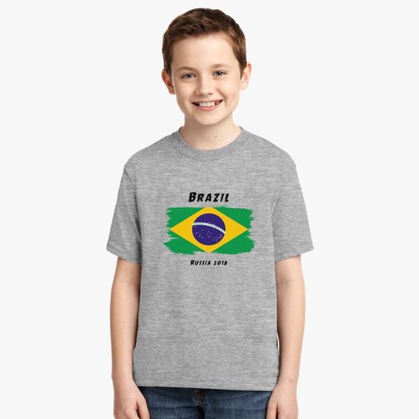Brazil World Cup 2018 Youth T Shirt Customon - brazil t shirt roblox