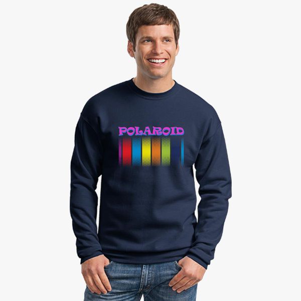 polaroid crewneck sweatshirt