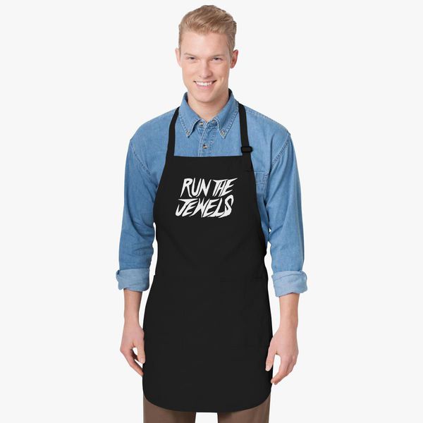 JEWELX black kitchen apron