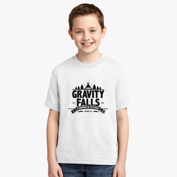 Camp Gravity Falls Youth T Shirt Customon - gravity falls roblox shirt