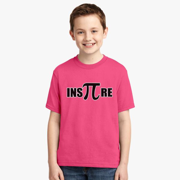 Inspire Pi Number Youth T Shirt Customon - pi shirt roblox