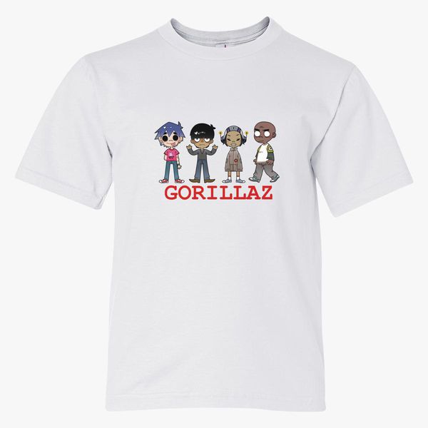 2 D Gorillaz Too Cute Youth T Shirt Customon - gorillaz demon days shirt roblox