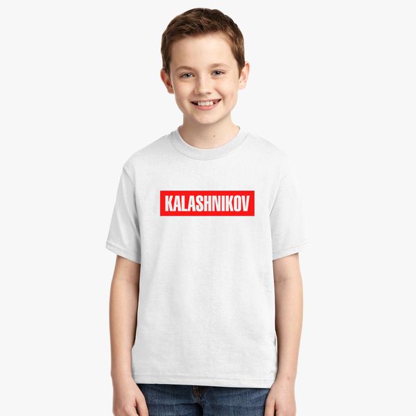 Kalashnikov Supreme Logo Youth T Shirt Customon