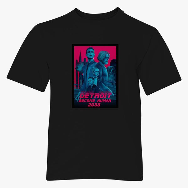 Detroit Become Human 2038 Youth T Shirt Customon - roblox detroit become human clothes