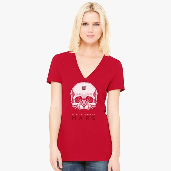 30 Seconds to Mars Women's V-Neck T-shirt