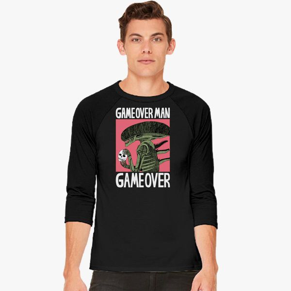 Resonate Kanon definitive Game Over Man Game Over Baseball T-shirt - Customon