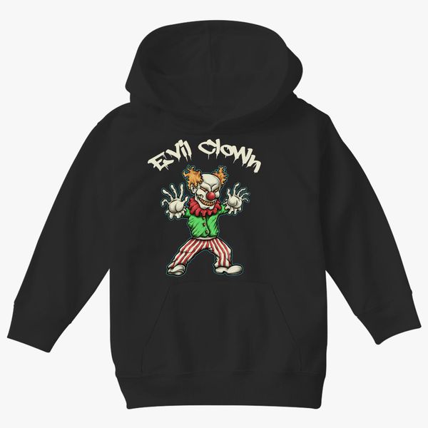 Scary Evil Clown T Shirt Kids Hoodie Customon