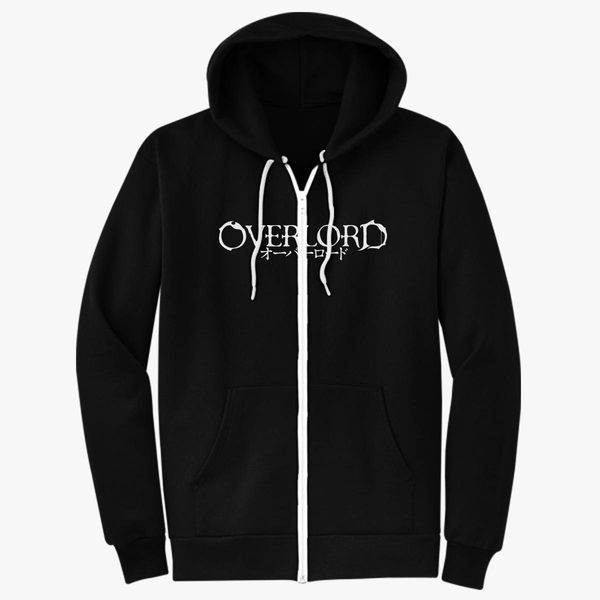Overlord Anime Logo Unisex Zip Up Hoodie Customon