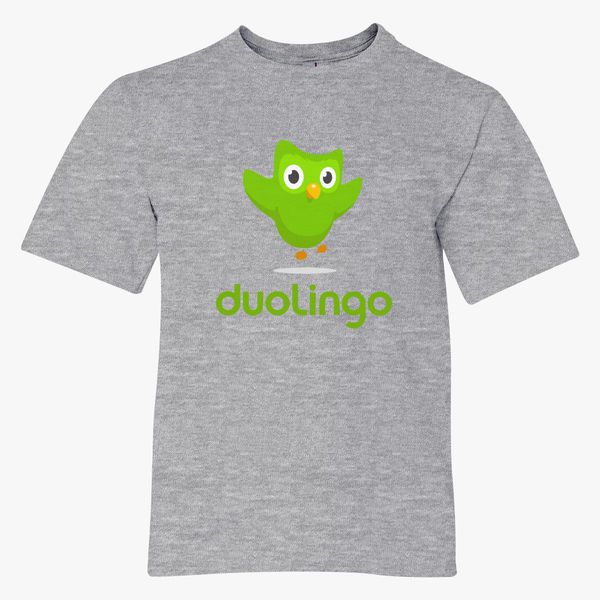 Duolingo Logo Youth T Shirt Customon - duolingo roblox t shirt