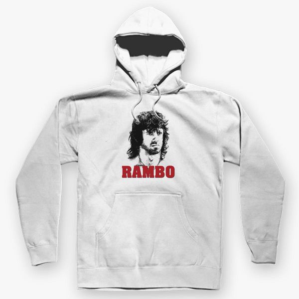 John J Rambo Womens Super Soft Casual Pullover Hooded Sweatshirt.