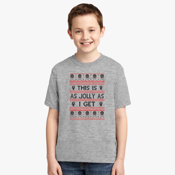 Emo Gothic Ugly This Is As Jolly As I Get Youth T Shirt Customon - gothic roblox emo clothes