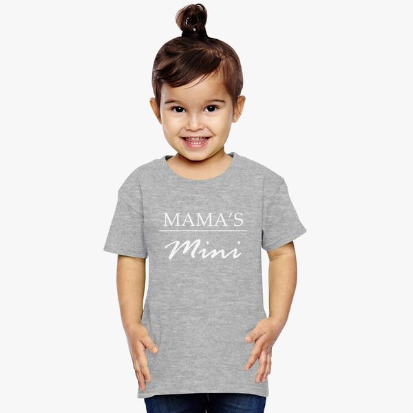 U.S Gray Custom Kids Mamas Mini Toddler T-Shirt 4T