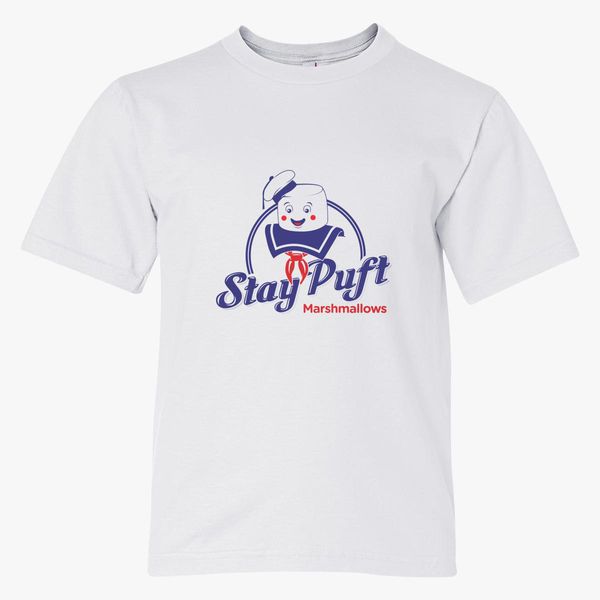 Stay Puft Marshmallows Youth T Shirt Customon - marshmallow roblox t shirt