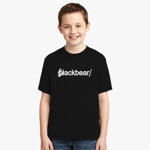 Blackbear Logo Youth T Shirt Customon - black bear mask roblox t shirt