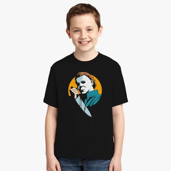 Halloween Michael Myers Youth T Shirt Customon