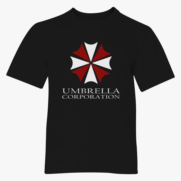 Umbrella Corp Youth T Shirt Customon - umbrella corporation login screen roblox