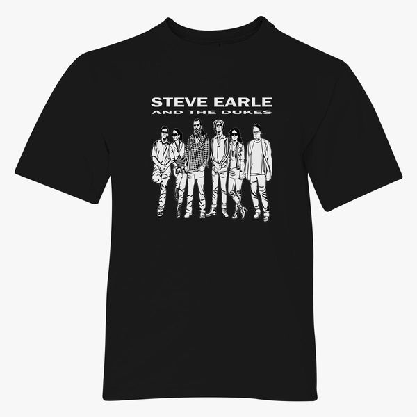 Steve Earle And The Dukes Youth T Shirt Customon - steve roblox t shirt