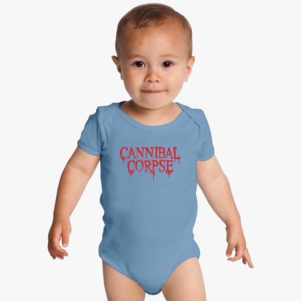 Cannibal Corpse Logo BABY BODY+BIBS BODYSUIT KURZARM /LANGARM/OHNE ARM VEST 