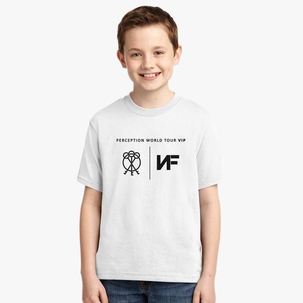 Nf Perception World Tour Vip Logo Youth T Shirt Customon - t shirt crew member super vip roblox