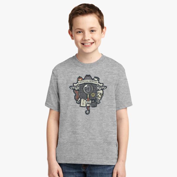 Consulting Detective Youth T Shirt Customon - detective roblox t shirt