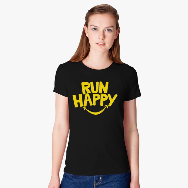 ale Efternavn Tænke Run Happy Women's T-shirt - Customon