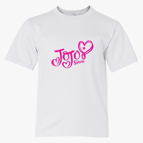 Jojo Siwa Logo Youth T Shirt Customon - jojo t shirt roblox