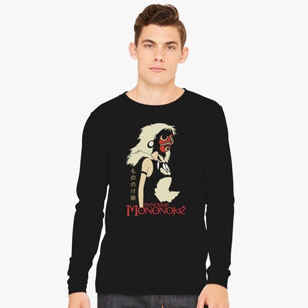 Princess Mononoke Long Sleeve T Shirt Customon Wolf princess mononoke okami art painting satire teefury mens shirt brand new. customon