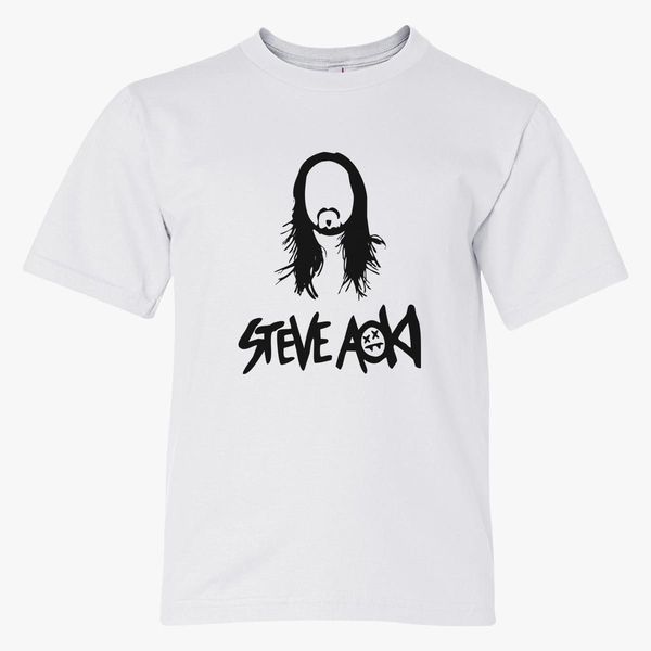 Steve Aoki Youth T Shirt Customon - steve roblox t shirt