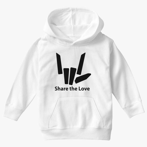 Share The Love Hoodie Kids Stephen Sharer Merch Youth Hooded Sweatshirt Size S-L 