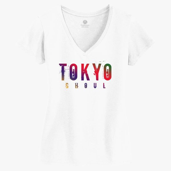 Tokyo Ghoul Women S V Neck T Shirt Customon - enough roblox womens v neck t shirt customon