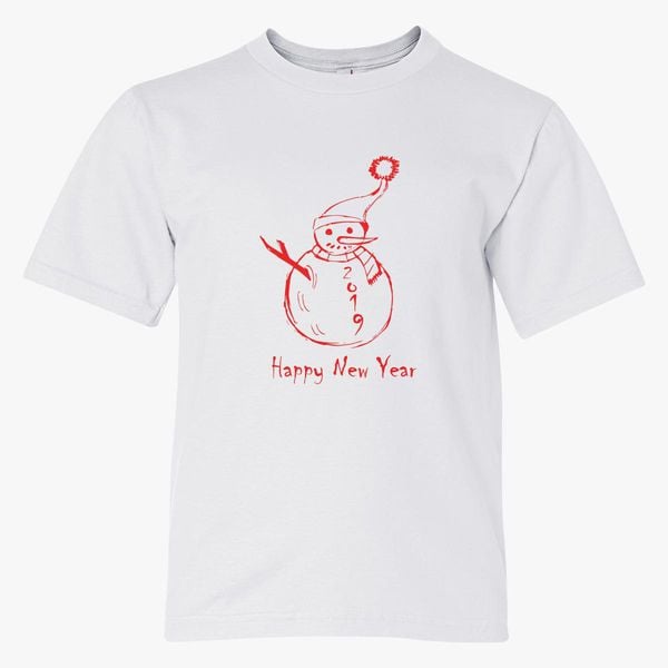 2019 Snowman Youth T Shirt Customon - roblox snowman shirt