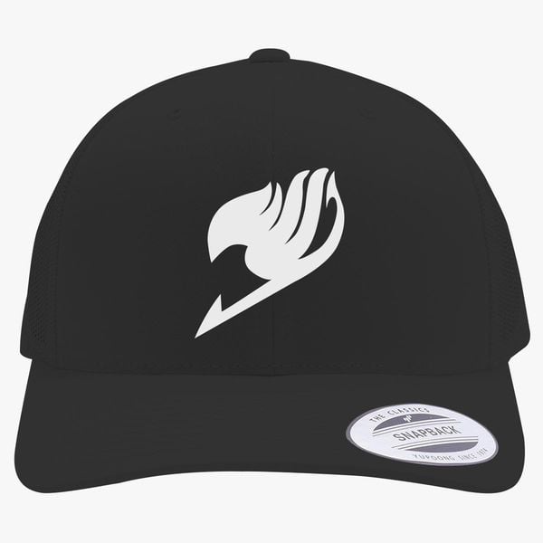 Fairy Tail Retro Trucker Hat Embroidered Customon - fairy tail roblox outfit