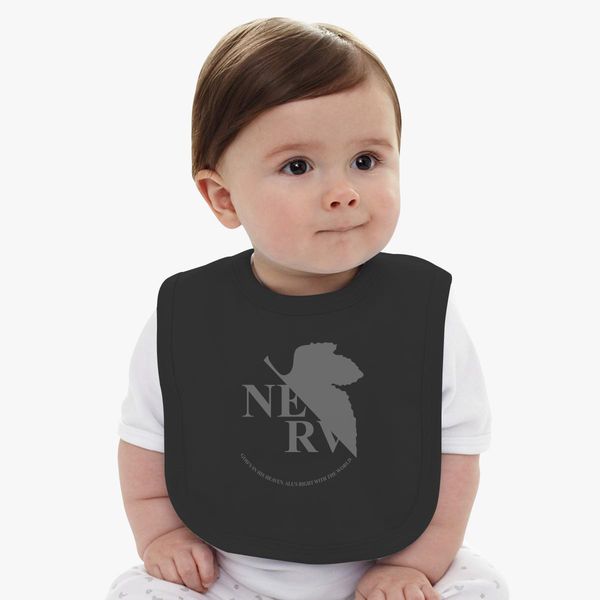 Nerv Logo Neon Genesis Evangelion Baby Bib Customon