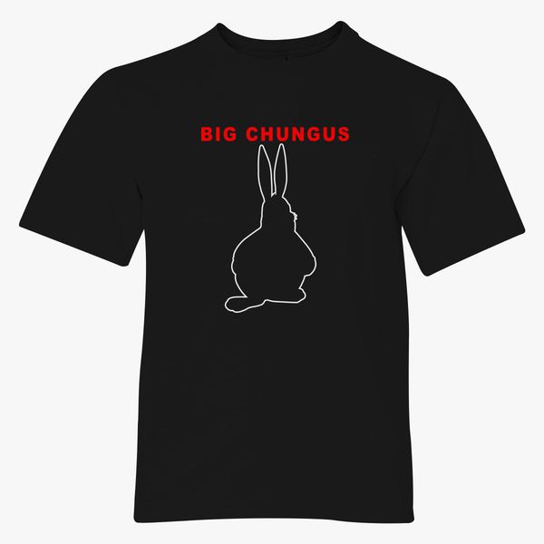 Big Chungus Shirt Funny Meme Gift Tshirt For Men Youth T Shirt Customon - roblox big chungus shirt