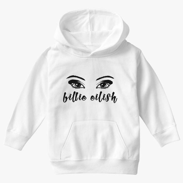 Billie Eilish Eyes Kids Hoodie Customon