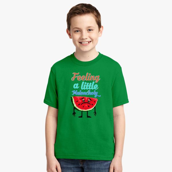 Meloncholy Food Puns Youth T Shirt Customon - how to make roblox shirts foods