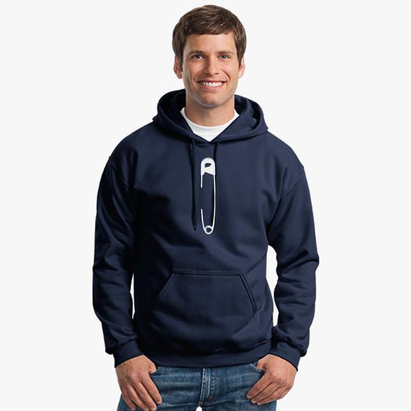 safety pin hoodie