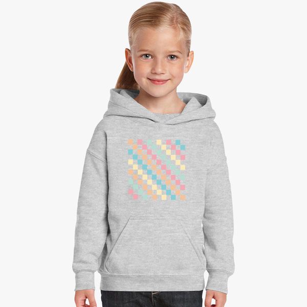 rainbow checkered hoodie