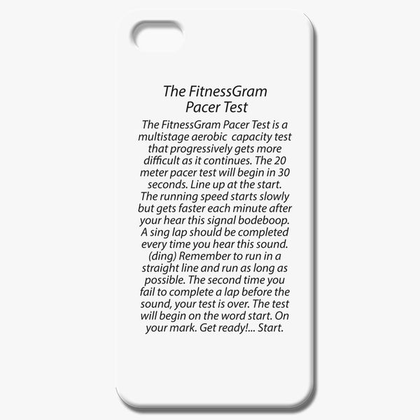 The Fitnessgram Pacer Test Quote Iphone 8 Case