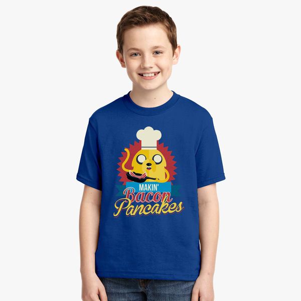 Finn And Jack Bacon Pancakes Youth T Shirt Customon - t_shirts roblox bacon shirt