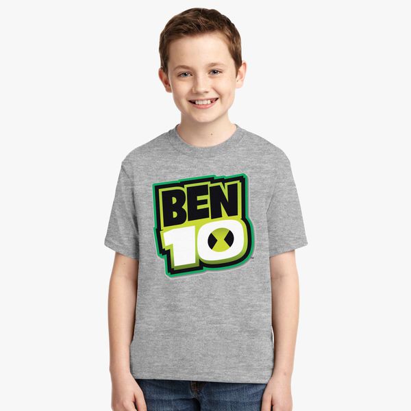 Ben 10 Logo Youth T Shirt Customon - ben 10 t shirt roblox