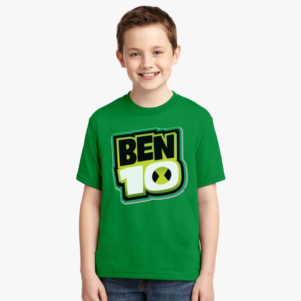 Ben 10 Logo Youth T Shirt Customon - ben 10 t shirt roblox
