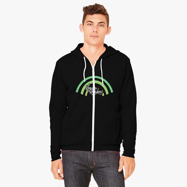 vegan zip up hoodie