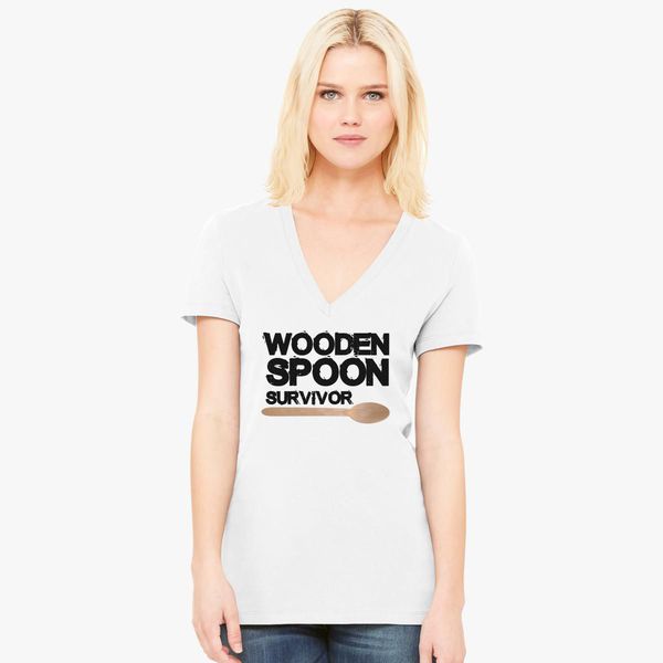 Wooden Spoon Survivor Women's V-neck T-shirt