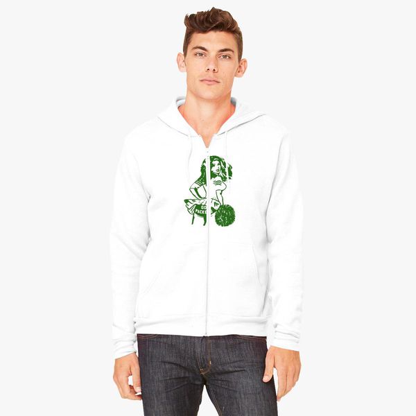 green bay zip up hoodie