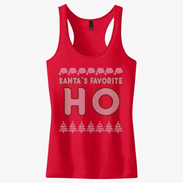 Womens Santas Favorite Ho Short Sleeve T-shirt #3509 